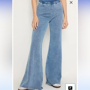 ‼️FIRM PRICE‼️Good American jeanius flare cotton French terry pants - NWT